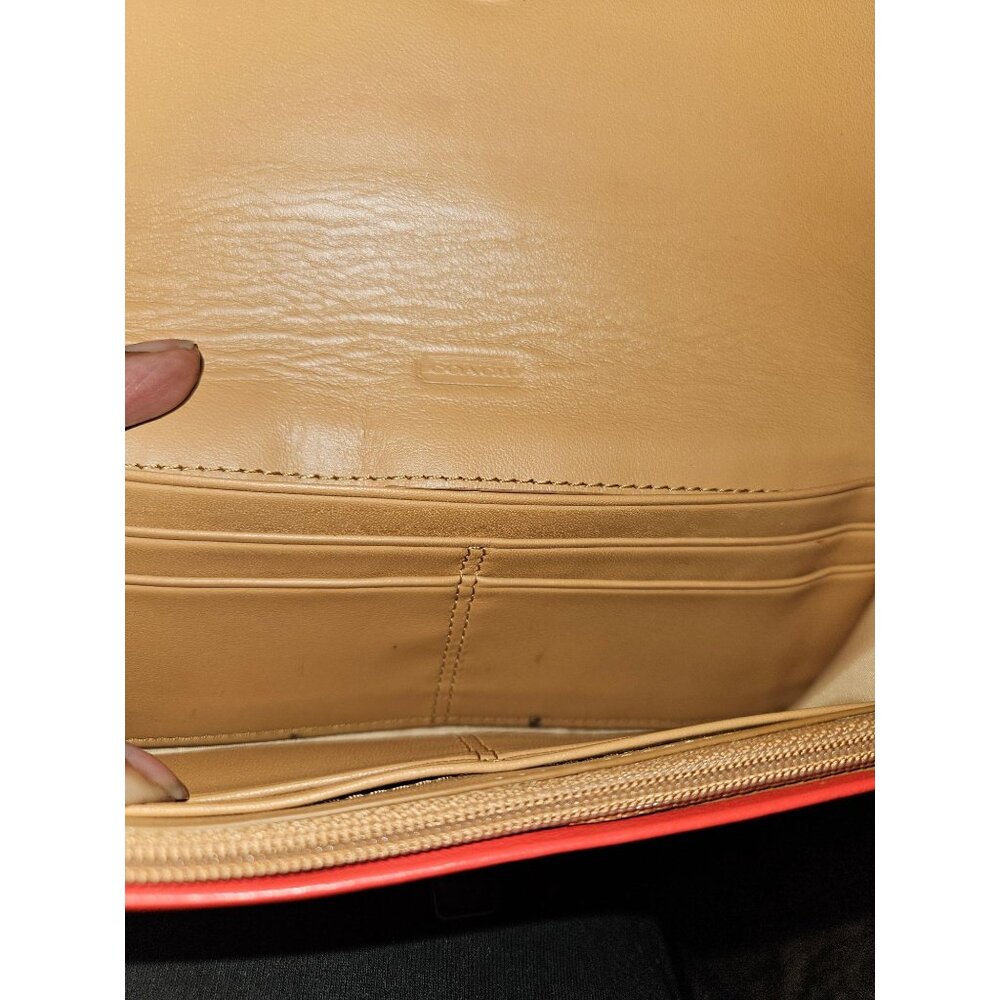 Coach Leather Turn Lock Wallet - Picture 9 of 14